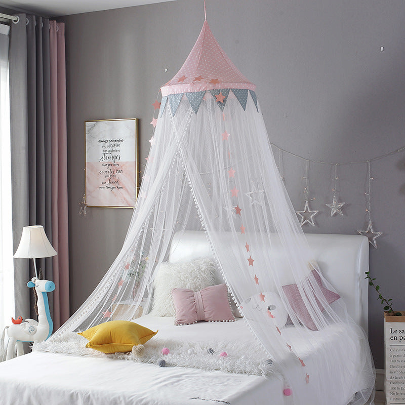 Children's Bed Curtains, Hanging Dome Mosquito Nets, Light And Breathable Tents