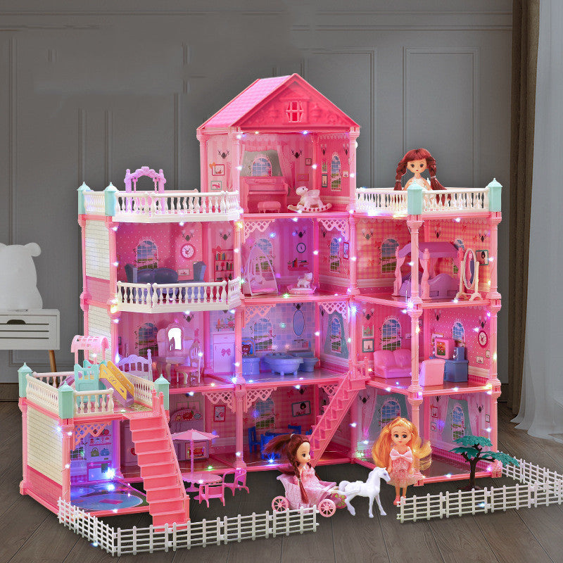 Play House Doll Set Simulation Villa Toy