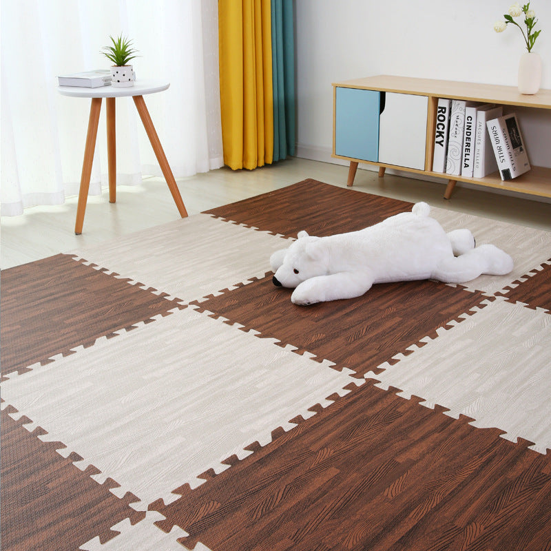 Foam Floor Mat Bedroom Splicing Mat Floor Mat Thickening Creeping Mat Wood Grain Puzzle Carpet