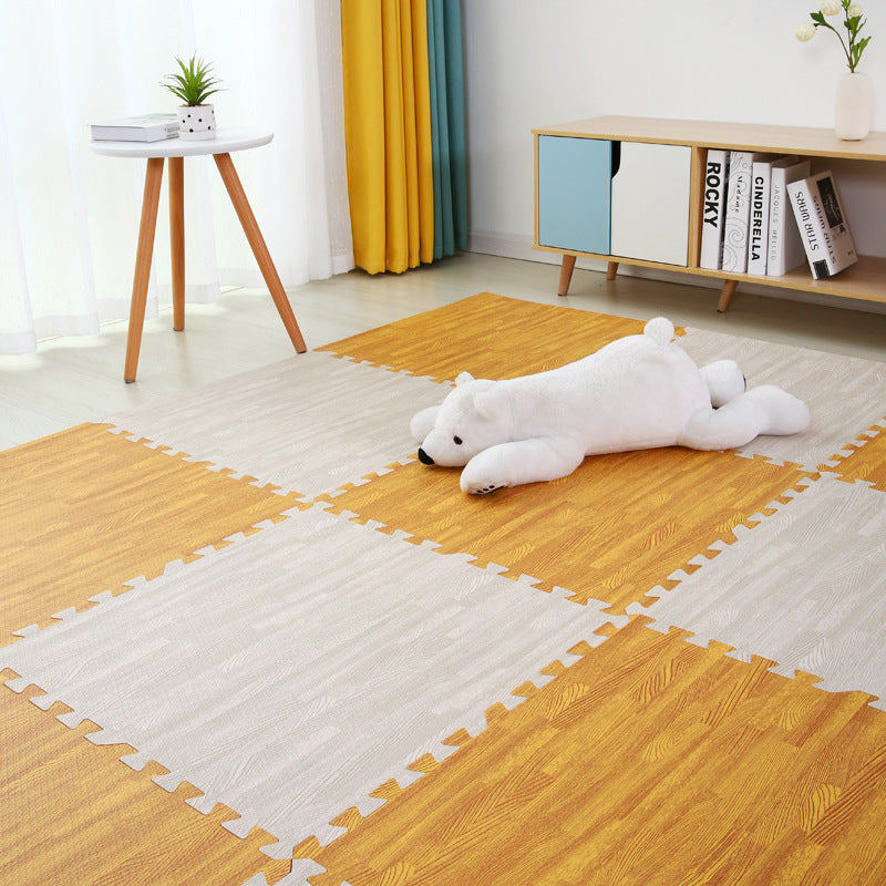 Foam Floor Mat Bedroom Splicing Mat Floor Mat Thickening Creeping Mat Wood Grain Puzzle Carpet