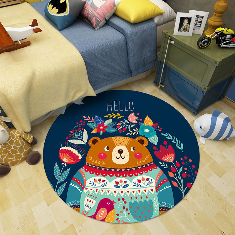 Cute Cartoon Round Carpet