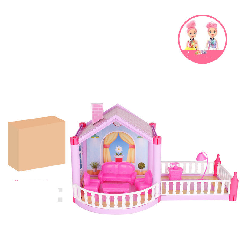 Princess Castle Villa Doll House Simulation House