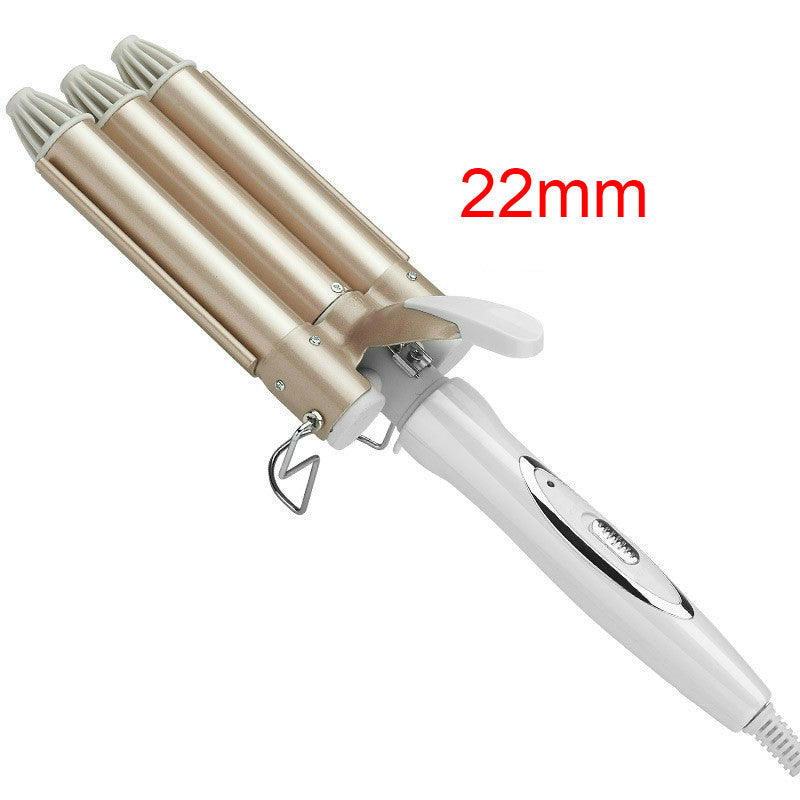 Three Stick Egg Roll Head Water Ripple Hair Iron