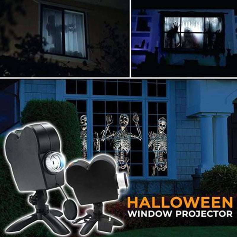 Window LED Lights Display Laser Halloween Home DJ Show Lights Christmas Spotlight Projector Movie Party Lights