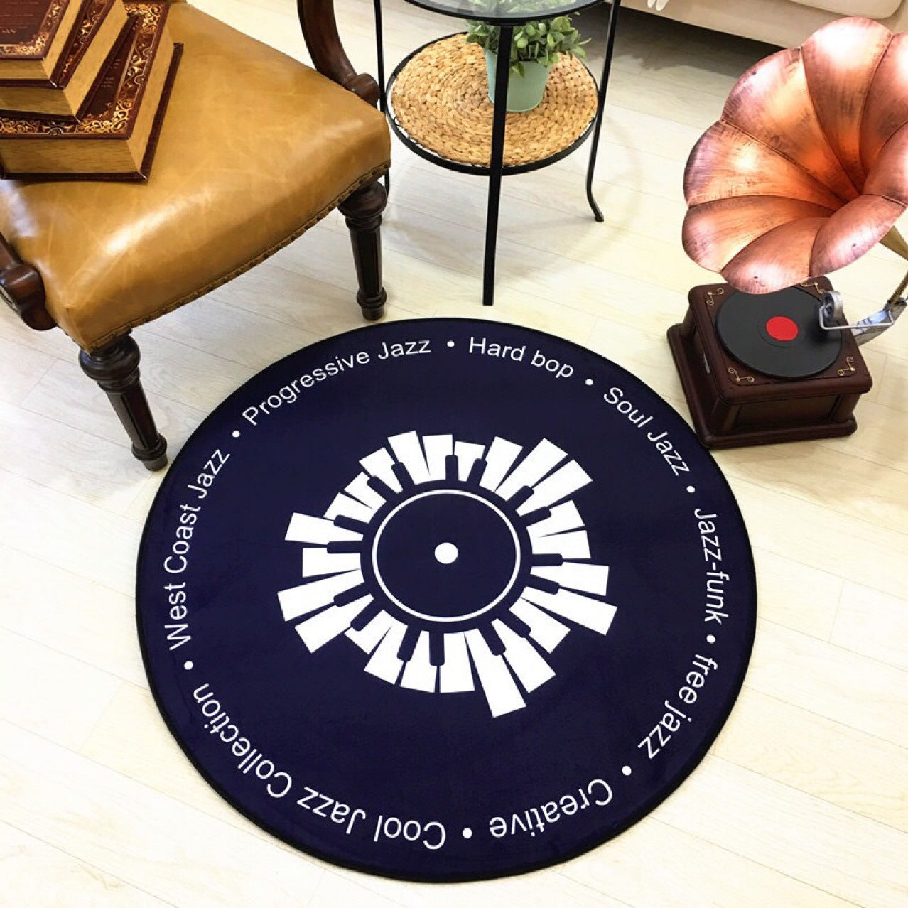 Round table carpet