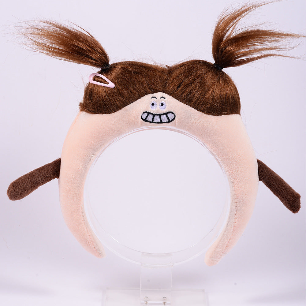 Vigorous Monster Headband Plush Cute Ugly And Cute