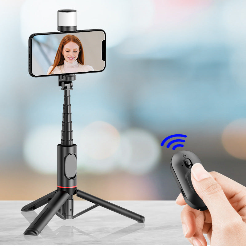 Bluetooth Remote Control Mobile Phone Selfie Stick Integrated Tripod