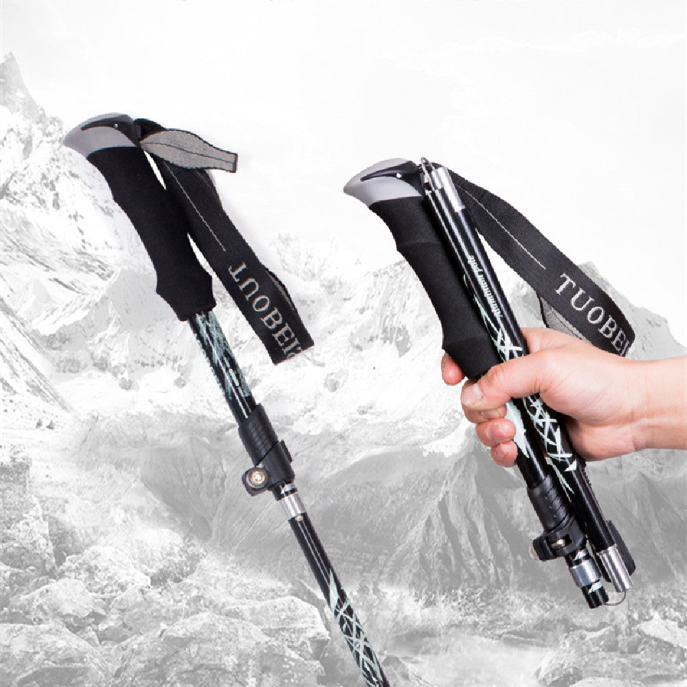 Portable Telescopic Folding Climbing Stick