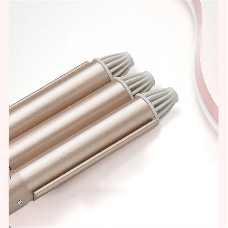 Three Stick Egg Roll Head Water Ripple Hair Iron